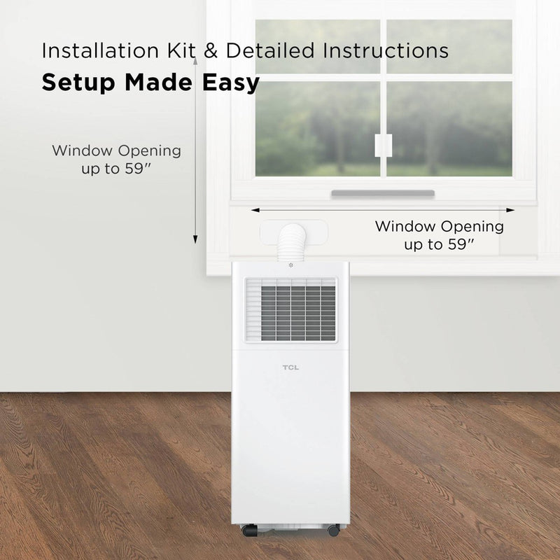TCL 5100 BTU SACC (8,500 BTU ASHRAE) Smart Portable Air Conditioner Fan and Dehumidifier (H5P44W) (LOCAL PICKUP ONLY)