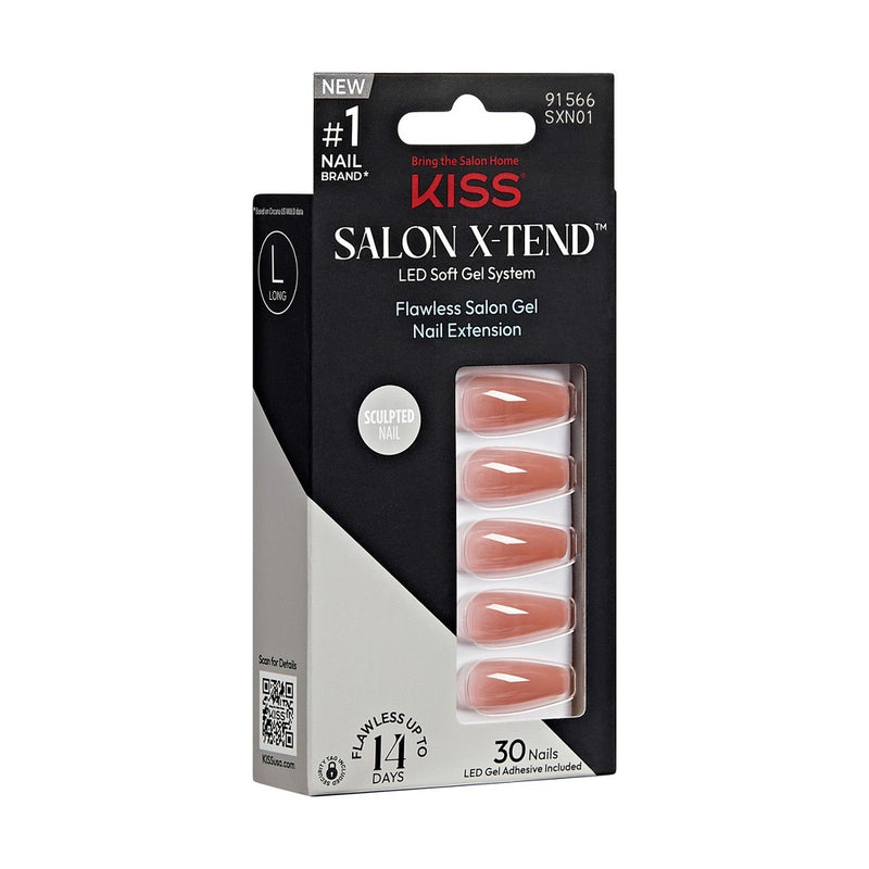 KISS Salon X-tend Fake Nails - Flowers- 34 ct
