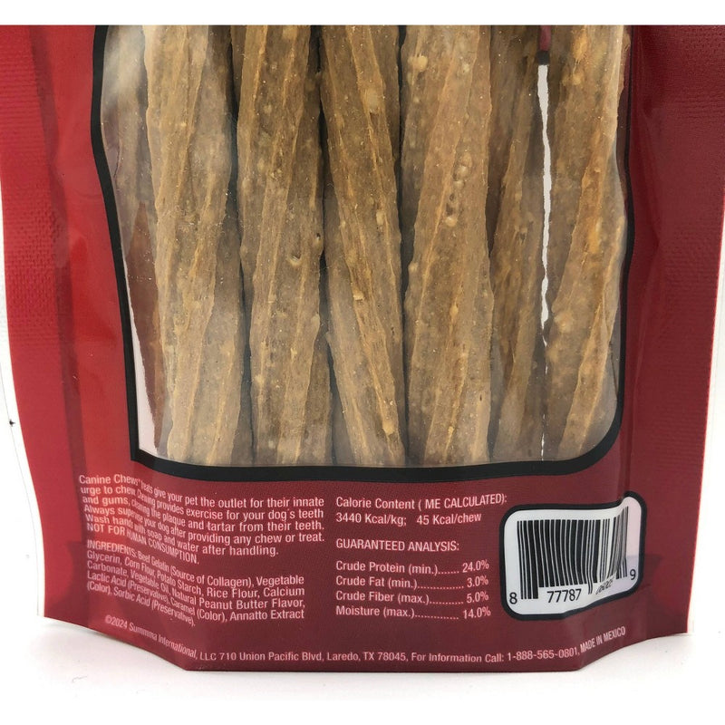 Canine Chews Collagen Twist All Ages Dog Treat with Peanut Butter Flavor - 4.58oz