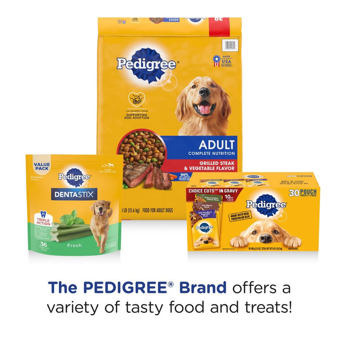 Pedigree Dentastix Fresh Large Dental Chicken and Mint Flavor Dental Dog Treats - 36ct