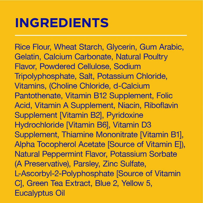 Pedigree Dentastix Fresh Large Dental Chicken and Mint Flavor Dental Dog Treats - 36ct