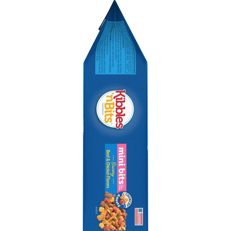 Kibbles 'n Bits Mini Bits Savory Beef & Chicken Flavors Small Breed Complete & Balanced Dry Dog Food - 3.5lbs
