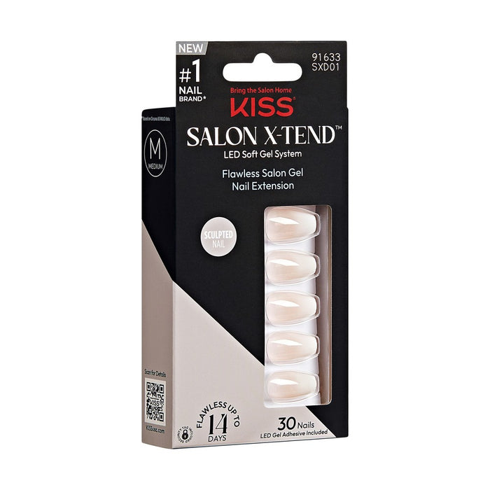 KISS Salon X-tend Fake Nails - Words - 34 ct