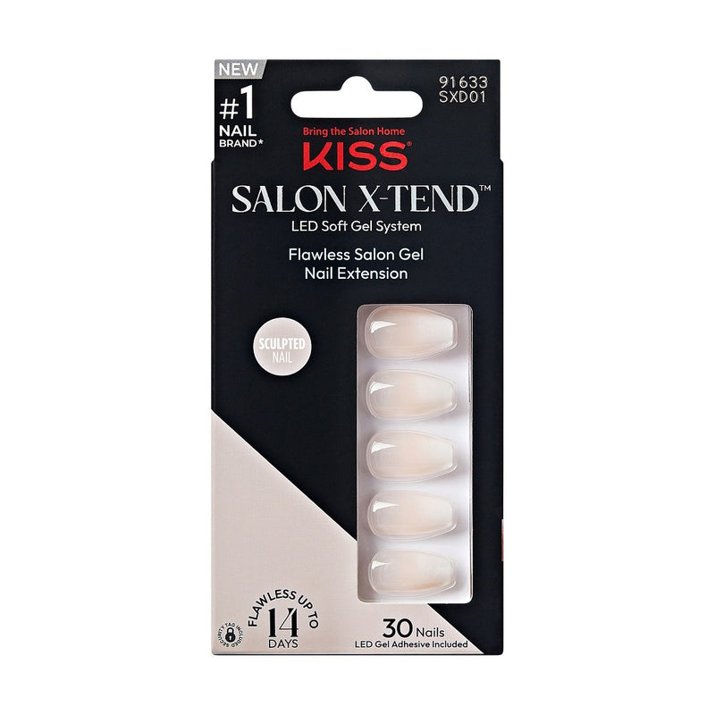 KISS Salon X-tend Fake Nails - Words - 34 ct