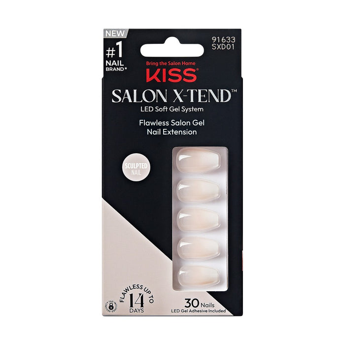KISS Salon X-tend Fake Nails - Words - 34 ct