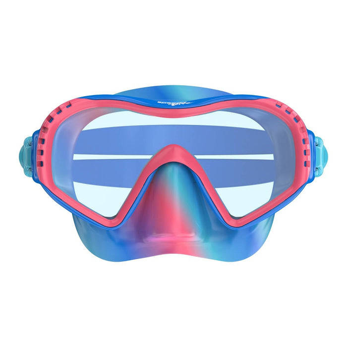 Speedo Junior Wave Watcher Goggles - Coral/Celeste Tie-Dye