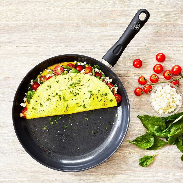GreenLife 8" Diamond Open Frypan Black
