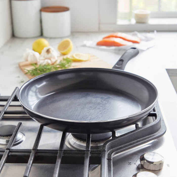 GreenLife 8" Diamond Open Frypan Black