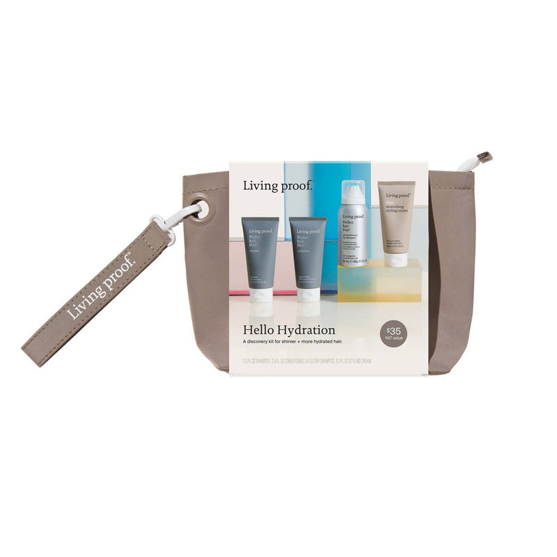 Living Proof Women's Hello Hydration Heat Styling Spray Trail Kit - 7.7oz/3pc - Ulta Beauty