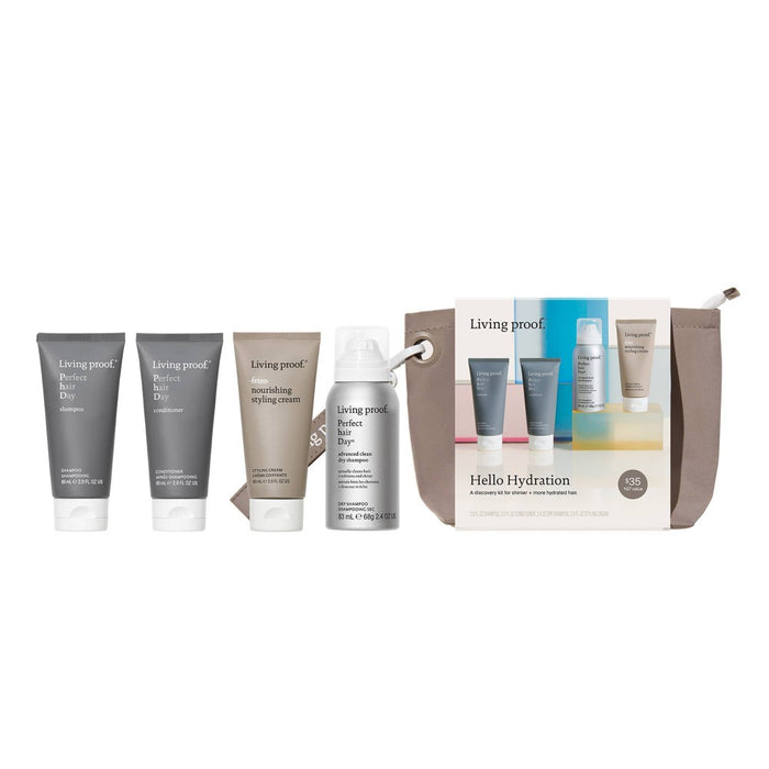 Living Proof Women's Hello Hydration Heat Styling Spray Trail Kit - 7.7oz/3pc - Ulta Beauty