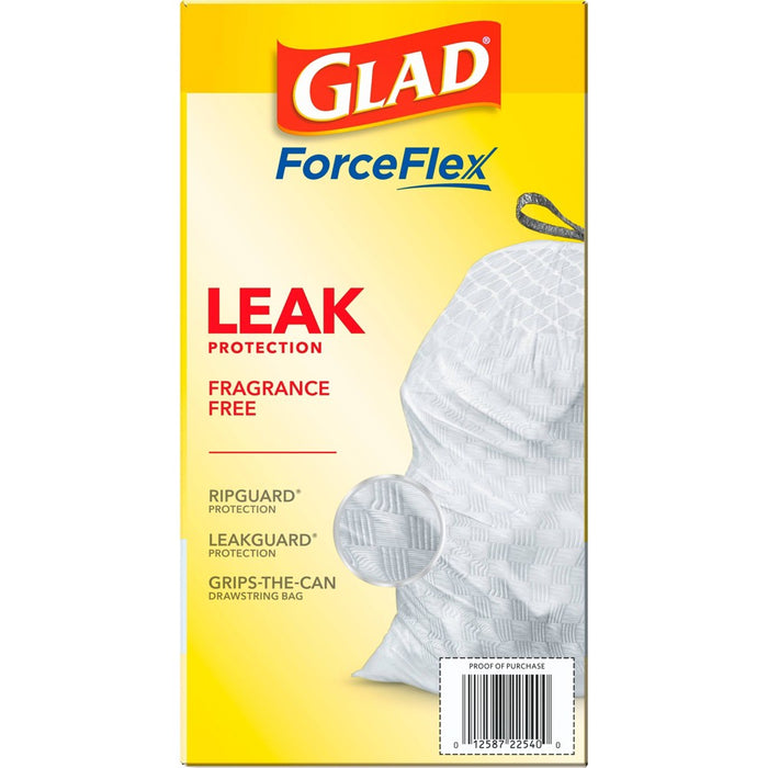 Glad ForceFlex Drawstring Fragrance Free Trash Bags - 13 Gallon - 100ct