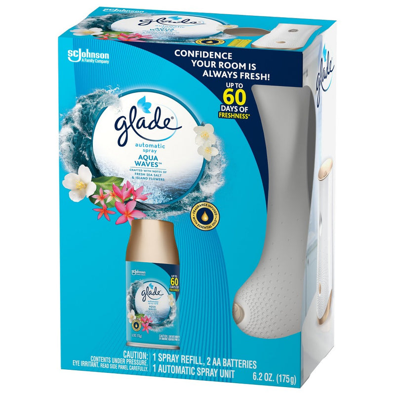 Glade Automatic Spray Air Freshener - Aqua Waves - 6.2oz