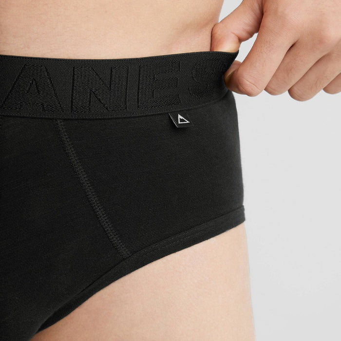 Hanes Premium Men's Explorer Briefs 2pk - Brown/Black M