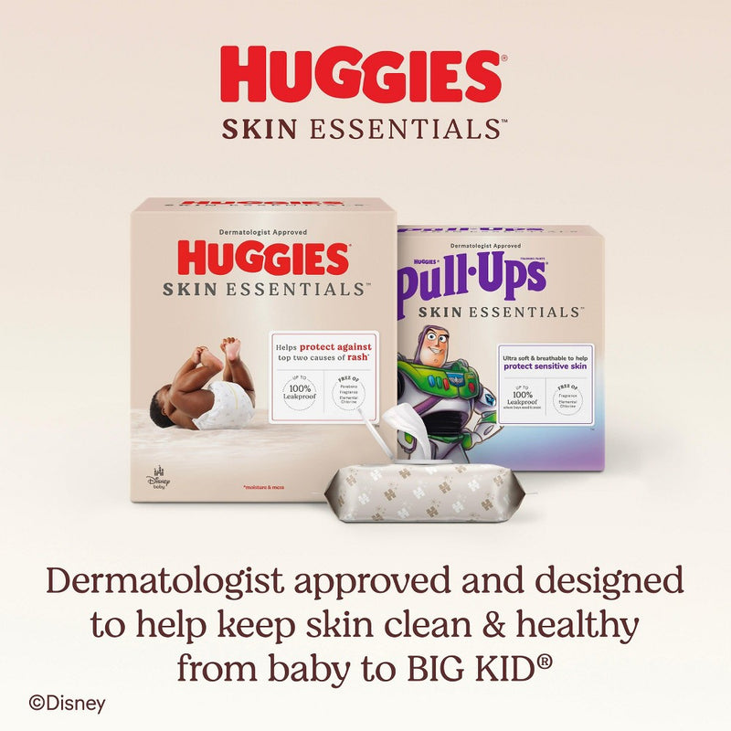 Huggies Skin Essentials Diapers Super Pack - Size 4 - 58ct