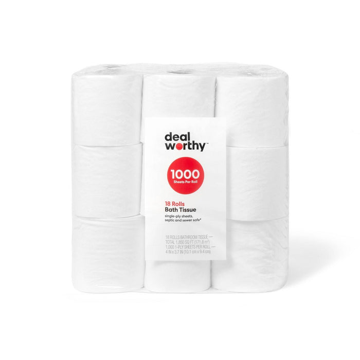 Toilet Paper - 18 Rolls - Dealworthy