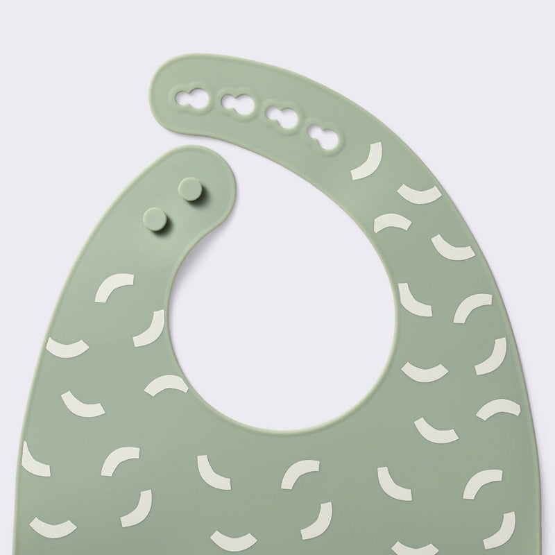 Silicone Bibs - 2pk - Animals/Cresents - Cloud Island