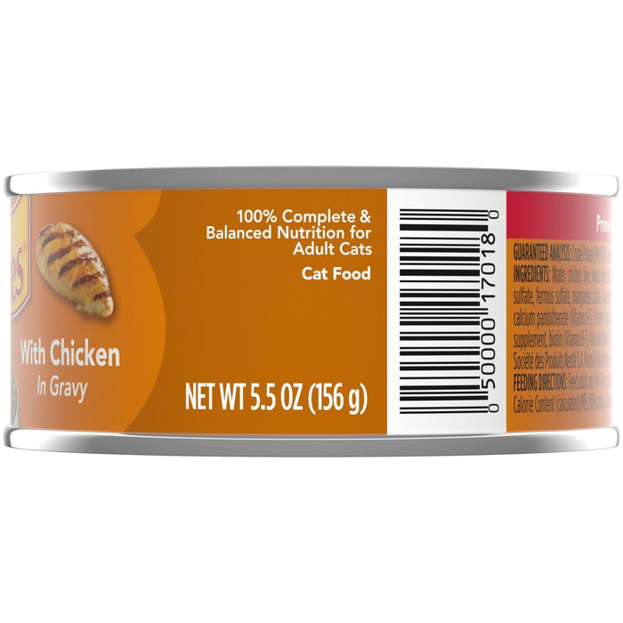 Purina Friskies Prime Filets Wet Cat Food with Chicken In Gravy - 5.5oz