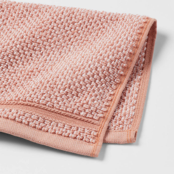 4pk Performance Texture Washcloth Set Clay - Threshold