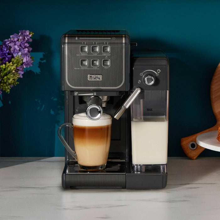 Mr. Coffee One-Touch Coffeehouse Espresso Cappuccino & Latte Maker Black