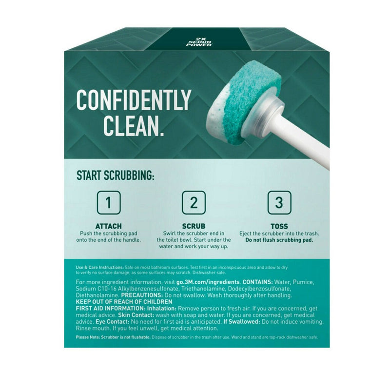 Scotch-Brite Power Scour Toilet Cleaning System Refills - 8ct