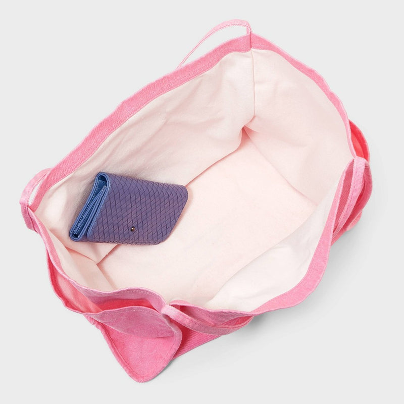 Large Tote Handbag - Wild Fable Pink Denim