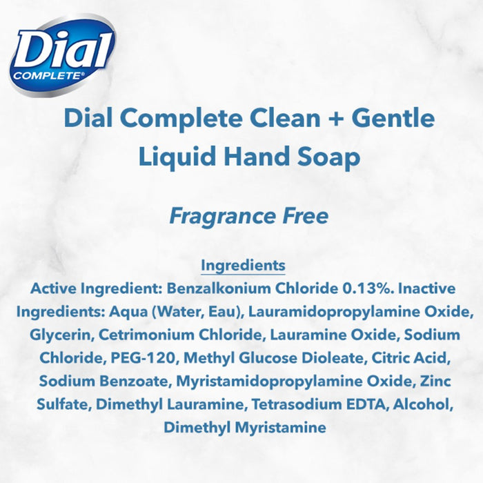 Dial Sensitive Fragrance Free Hand Soap Pump - 11 fl oz