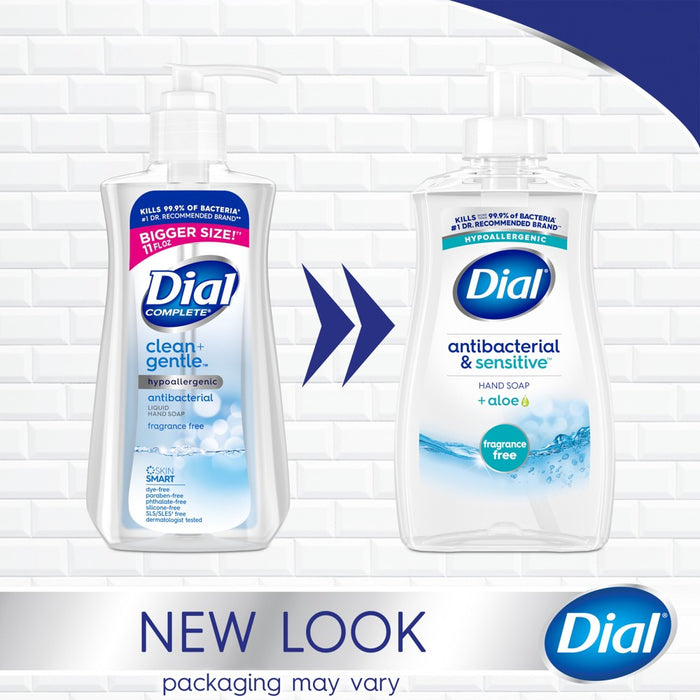Dial Sensitive Fragrance Free Hand Soap Pump - 11 fl oz