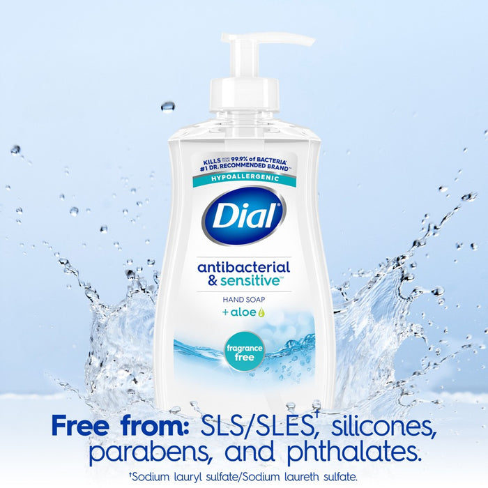 Dial Sensitive Fragrance Free Hand Soap Pump - 11 fl oz