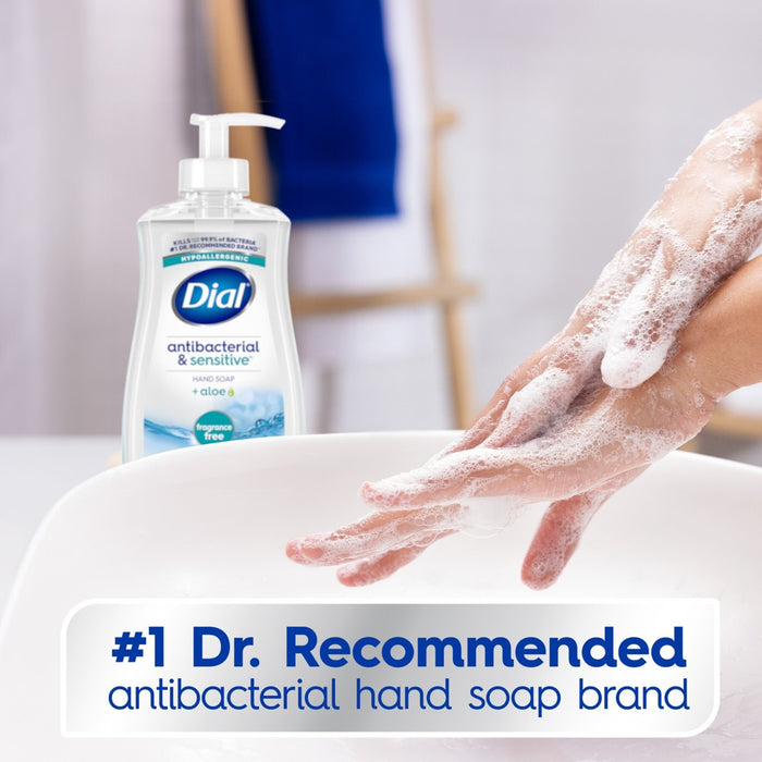 Dial Sensitive Fragrance Free Hand Soap Pump - 11 fl oz