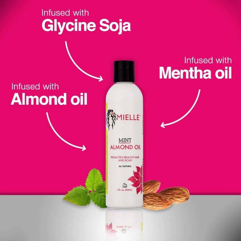 Mielle Organics Mint Almond Oil - 8 fl oz