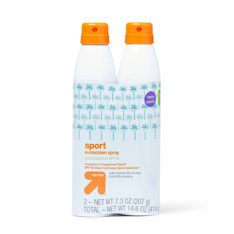 Sport Sunscreen Spray - SPF50 - 14.6oz/1pk - up & up
