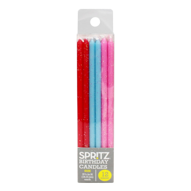 12ct Long Candle metallic - Spritz