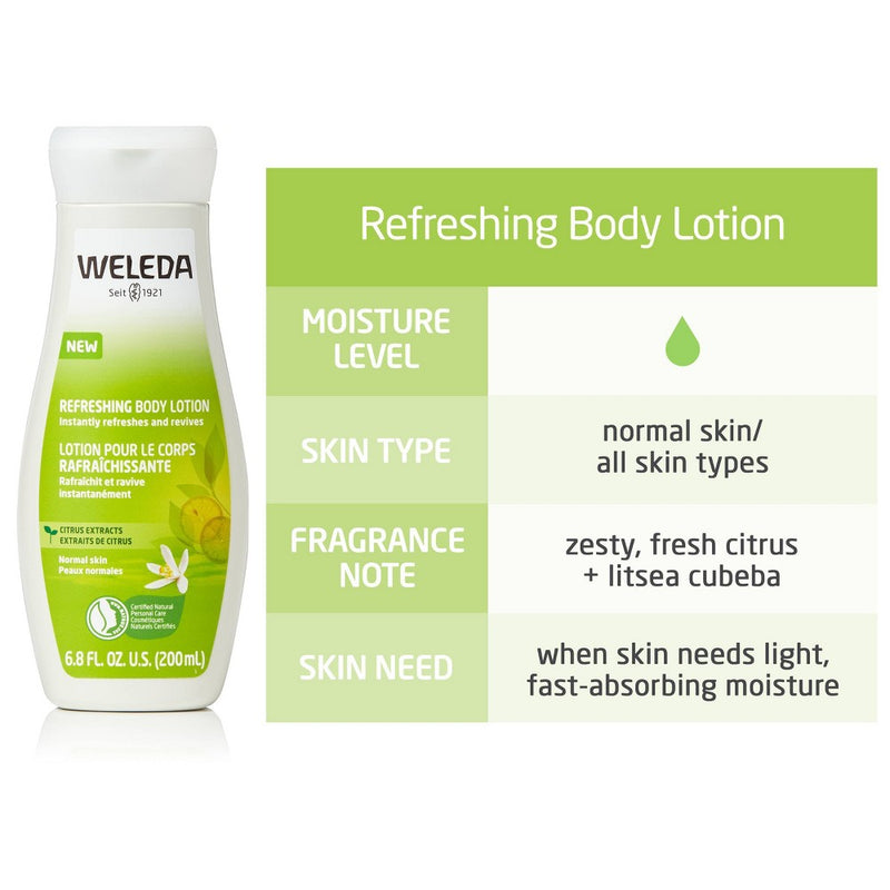 Weleda Refreshing Citrus Body Lotion - 6.8 fl oz