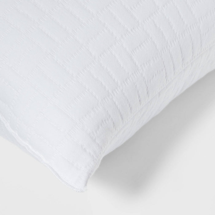 Standard/Queen 2pk Plush Knit Bed Pillows White - Room Essentials (LOCAL PICKUP ONLY)