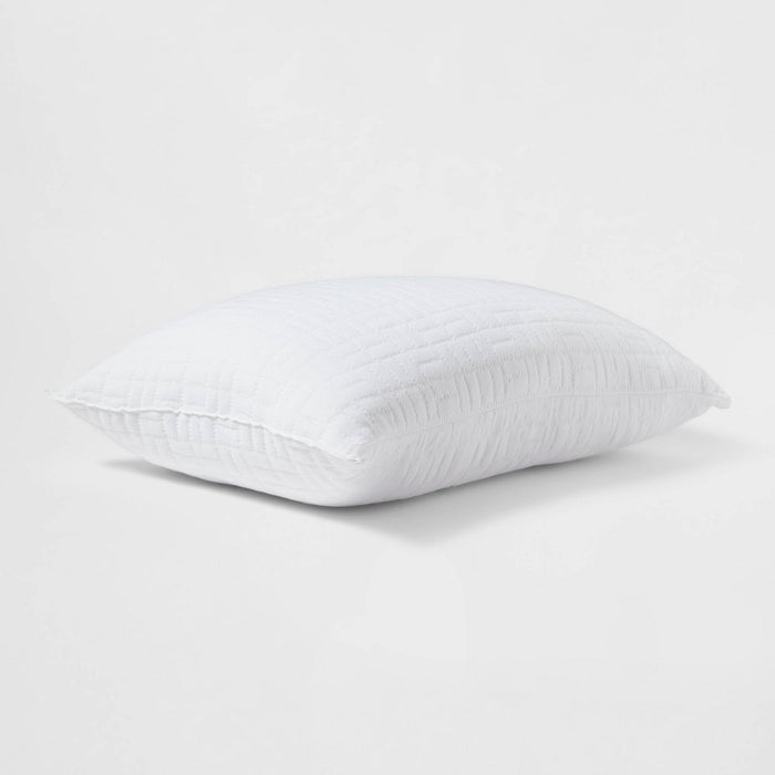 Standard/Queen 2pk Plush Knit Bed Pillows White - Room Essentials (LOCAL PICKUP ONLY)