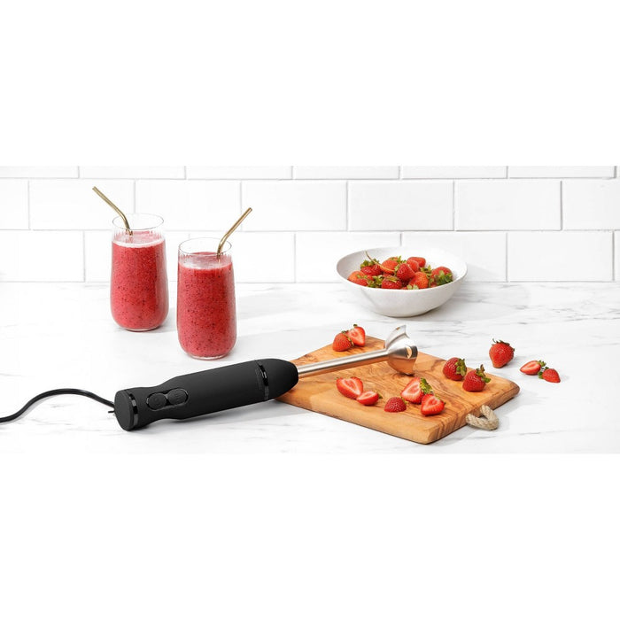 Chefman Multi-Speed Immersion Blender with Stainless Steel Blades - Black