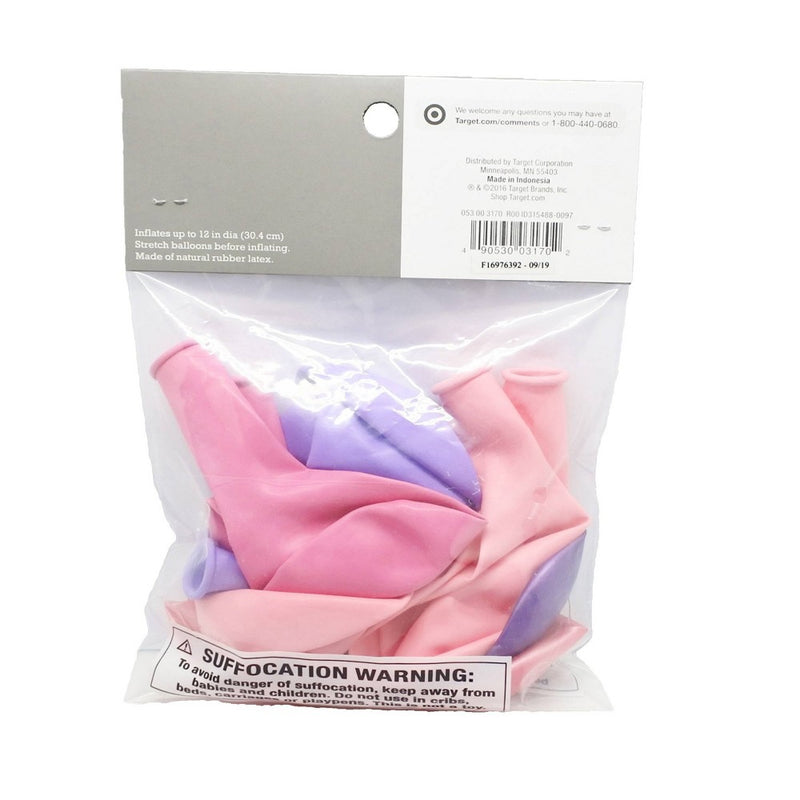 12ct Pink & Purple Balloon Pack - Spritz
