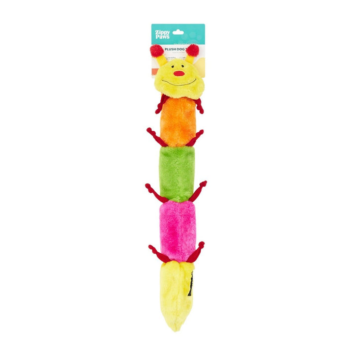 ZippyPaws Caterpillar Dog Toy - Yellow