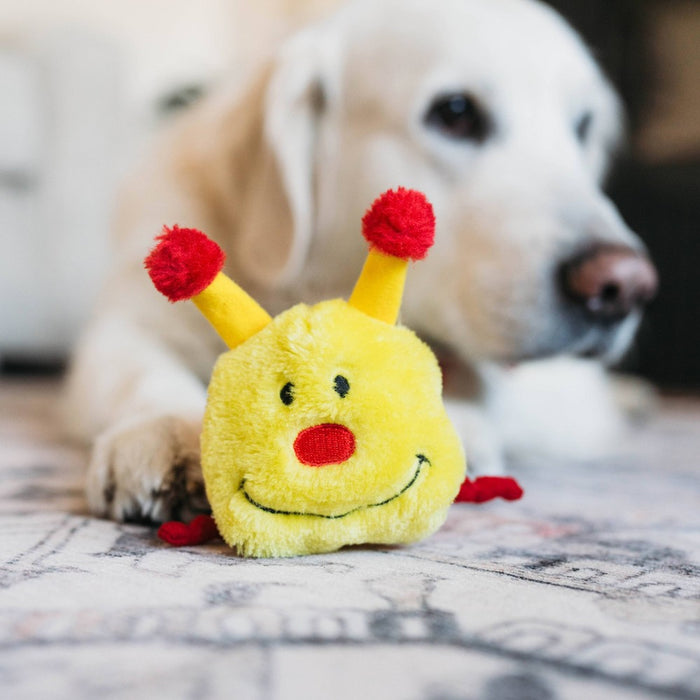 ZippyPaws Caterpillar Dog Toy - Yellow