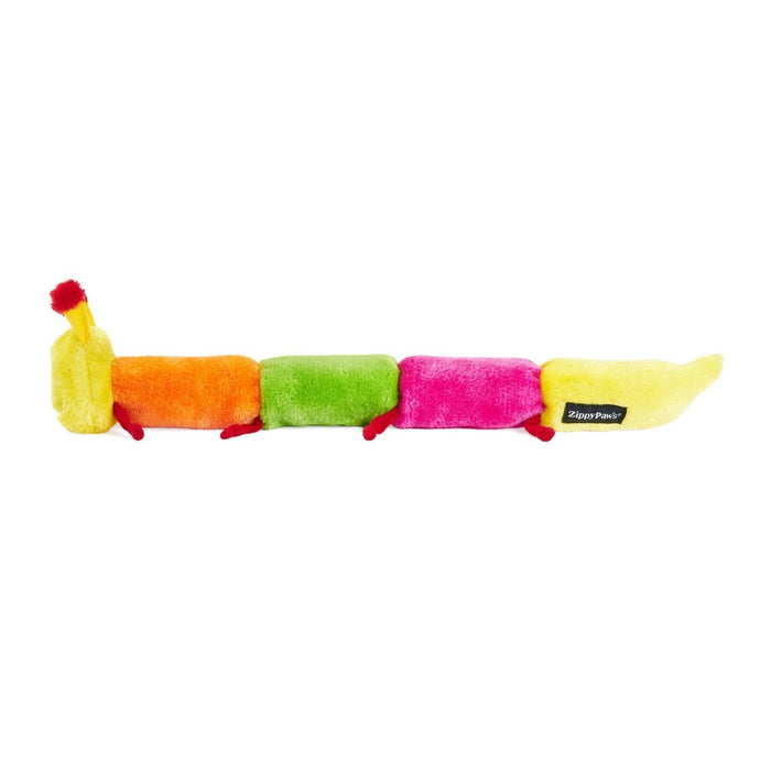 ZippyPaws Caterpillar Dog Toy - Yellow