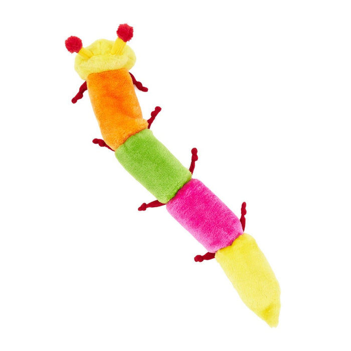 ZippyPaws Caterpillar Dog Toy - Yellow