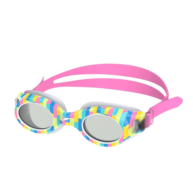 Speedo Junior Glide Print Neon Bow - White