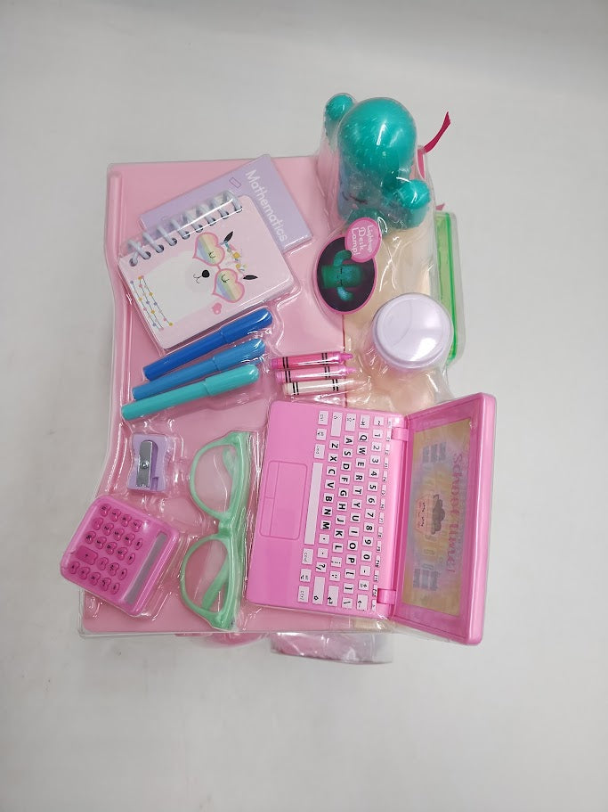 Our Generation School Dreams Modern Desk with Tilt Top Accessory Set for 18" Dolls