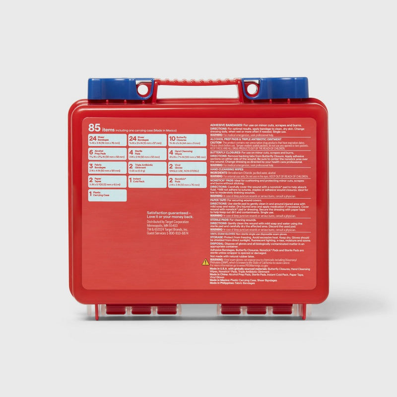 First Aid Kit 85pc - up & up