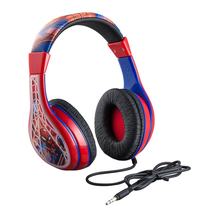 eKids Spider-Man Wired Over-Ear Headphones - Red