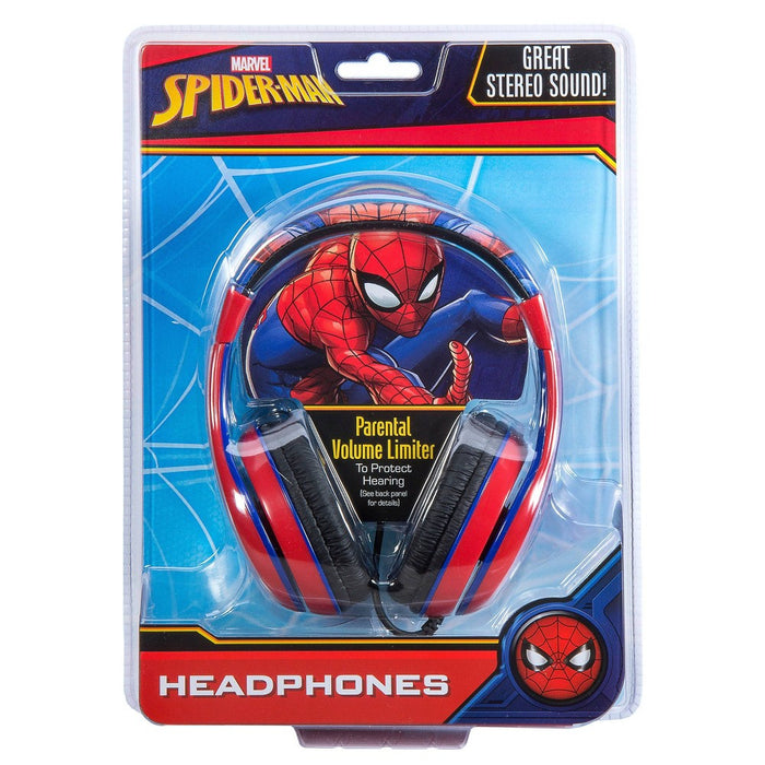 eKids Spider-Man Wired Over-Ear Headphones - Red