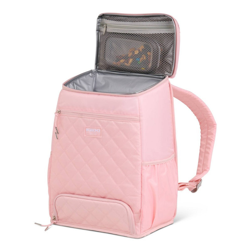 Igloo MaxCold Duo Backpack 20 Cans Soft-Sided Cooler - Rose Quartz