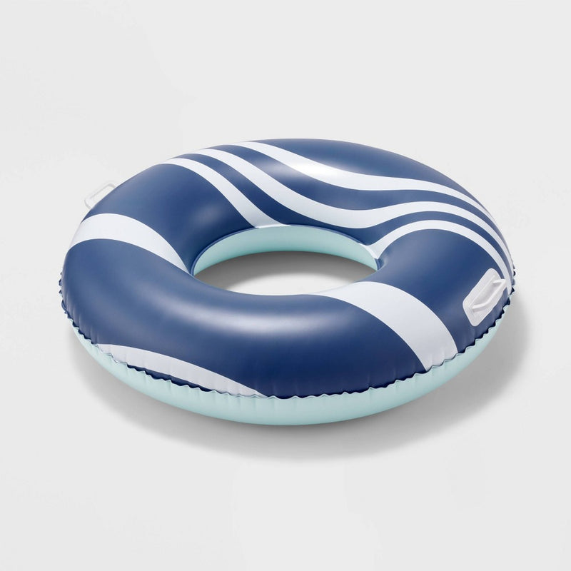 36" Inflatable Swim Tube Blue/White - Sun Squad