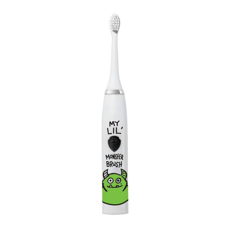 Made by Dentists Kids' Rechargeable Electric Toothbrush with 2 Replacement Toothbrush Heads and Charger - Monster