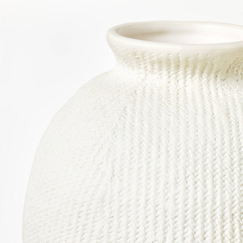 Ceramic Textured Decorative Vase - Threshold designed with Studio McGee